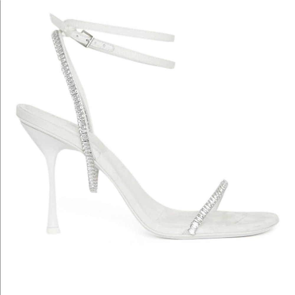 Jonathan Simkhai Luxon Crystal Harness Heelswhite size 37